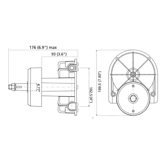 Timoneria T85 Ultraflex coprimozzo nero